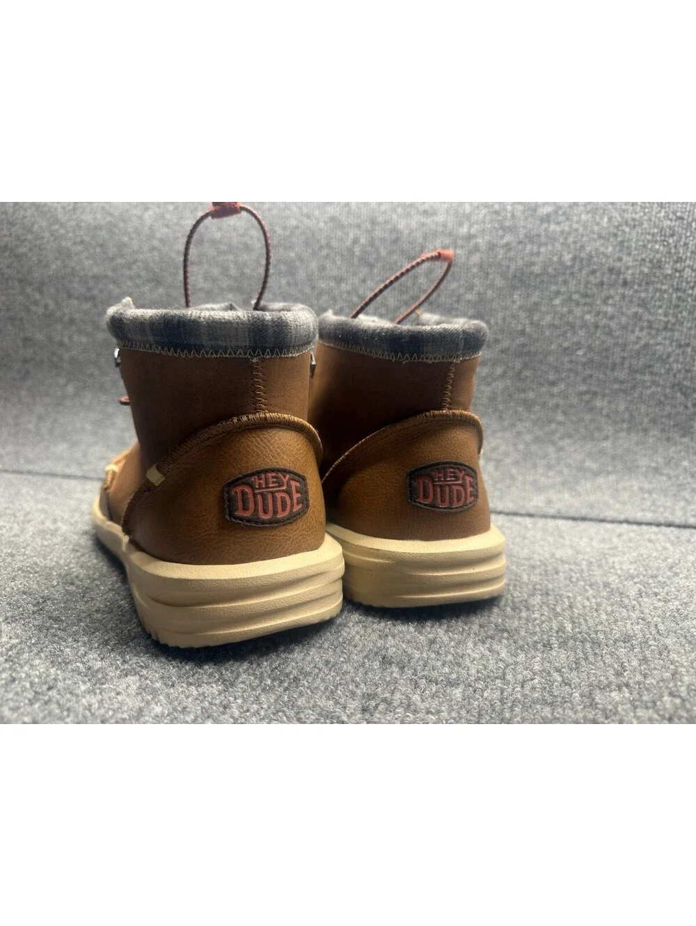 HEY DUDE Bradley Classic Men’s Size 14 Casual Boots Cognac Brown 42067-21N NEW
